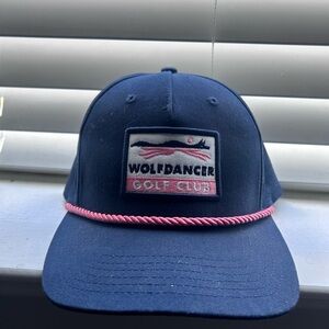 Rope golf snapback hat